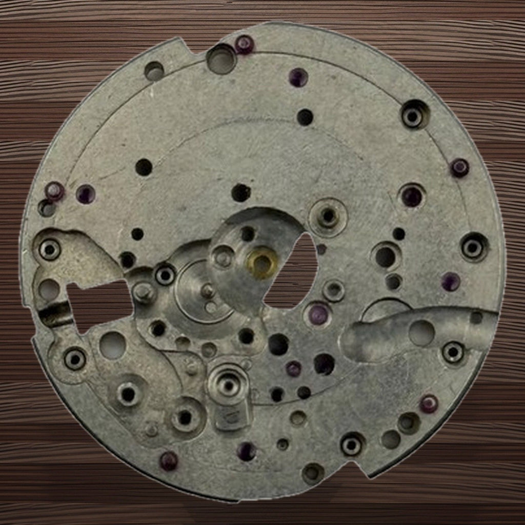 Slava 2428 Soviet Watch Movement - Main Plate - For Parts / Repair - 24.9mm