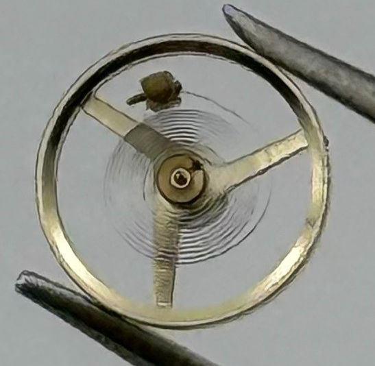 Tissot 2400 2401 Balance Wheel Complete And Spring 6¾’’’ Watch Movement Parts