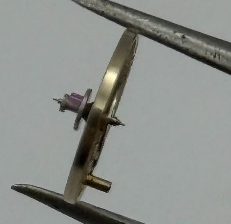 Oris 671 672 Balance Wheel Complete And Spring 8¾''' 1724 M Watch Movement NOS
