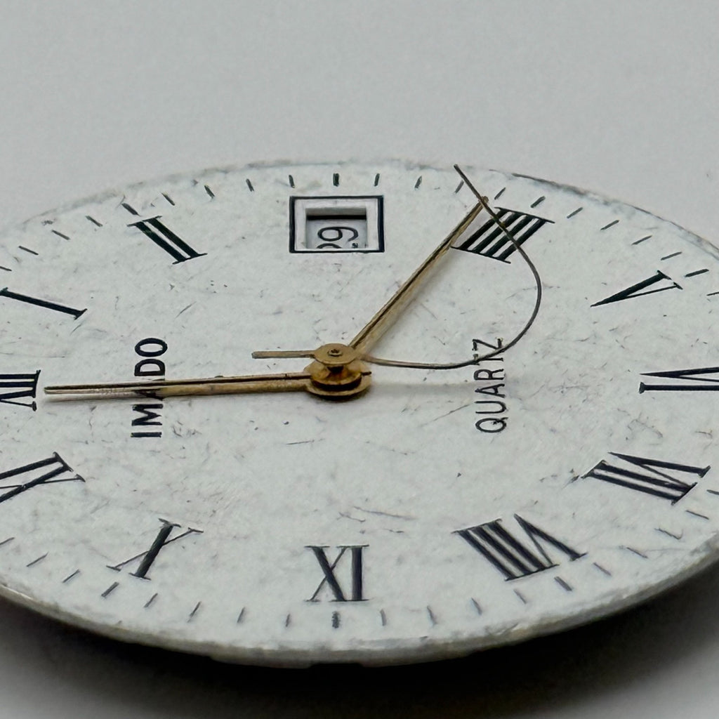 ETA 955.114 Watch Movement UNTESTED Quartz Imado 7 Jewels Swiss Parts 25.9mm