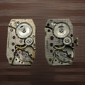 AS Watch Movement - x2 A. Schild Tank Tonneau - For Parts / Repair - 17.8mm