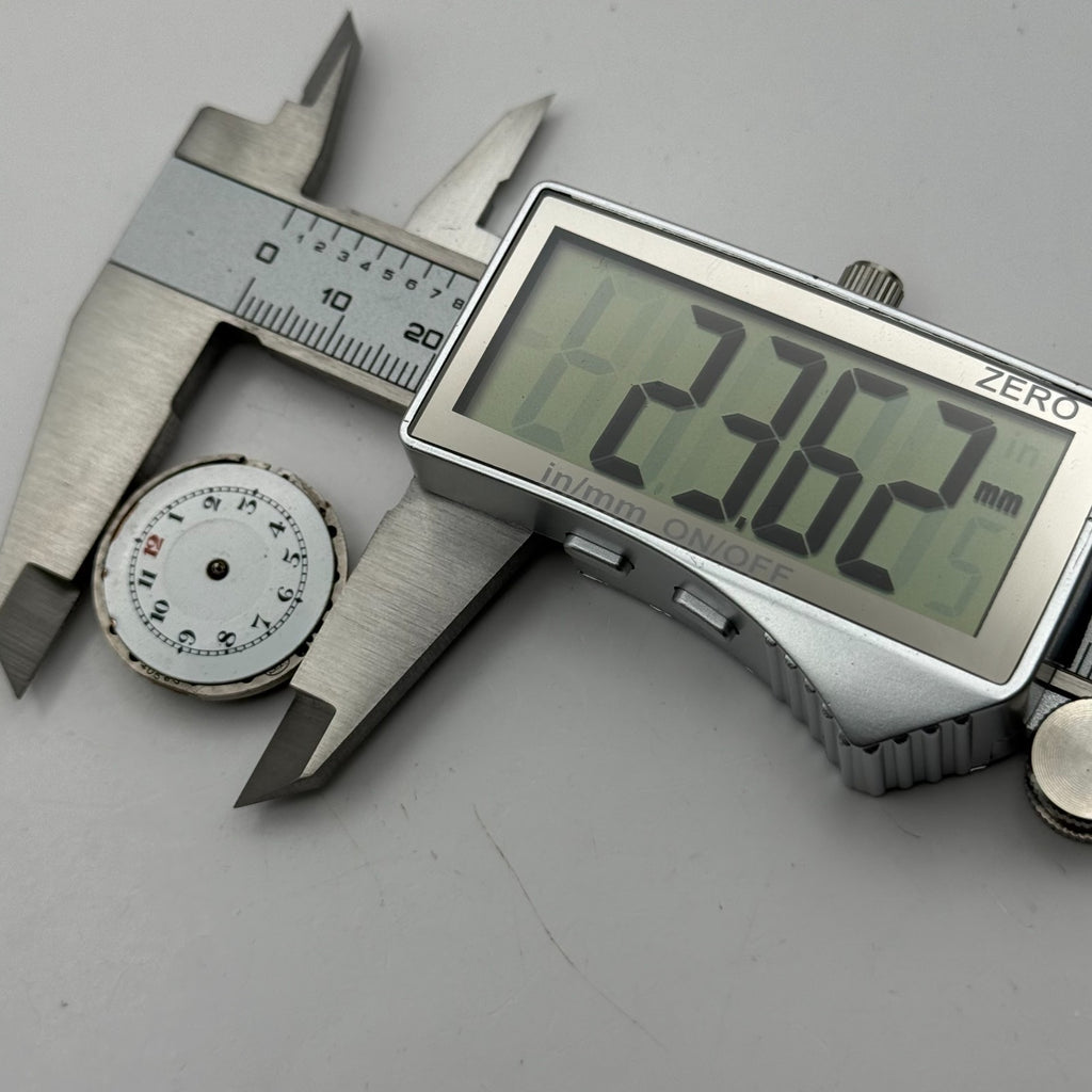 Unidentified SF Watch Movement Swiss Manual Wind Vintage Parts Repair 23.3mm