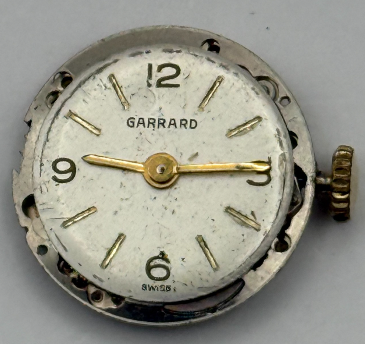 ETA 2510 Watch Movement - Garrard 17 Jewels Ladies 17.5m - For Parts / Repair