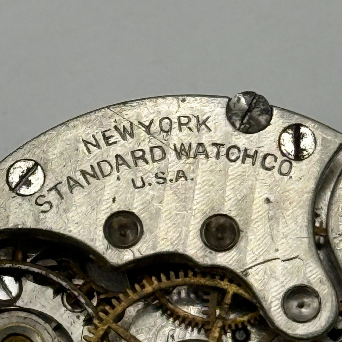 New York Standard Grade 306 Watch Movement Model BI American 0s Parts Repair