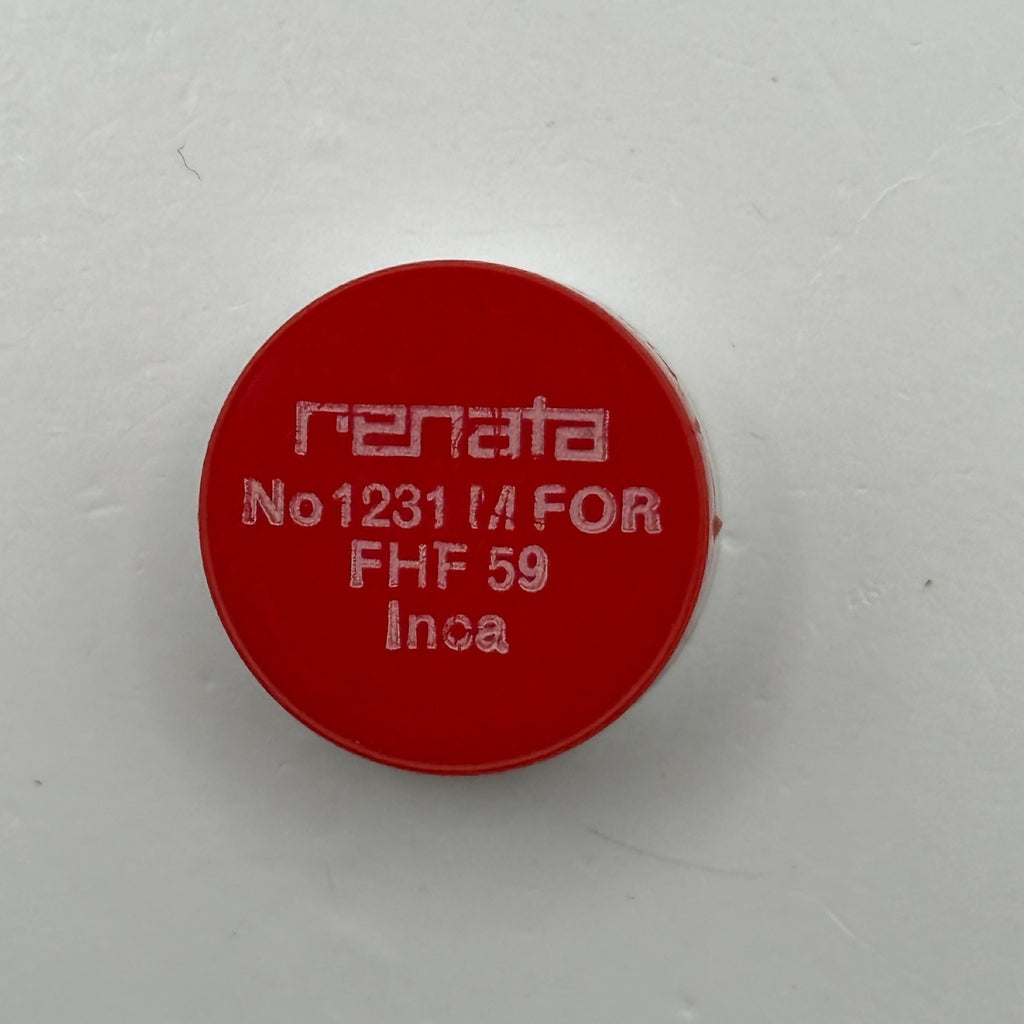 FHF 59 Balance Wheel Complete And Spring Renata 1231 M Watch Movement Parts NOS