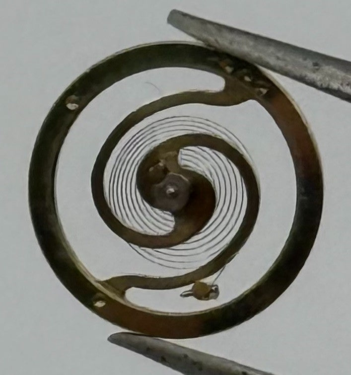 RL 7013 Balance Wheel Complete And Spring 10½’’’ 1367 Watch Movement Parts NOS