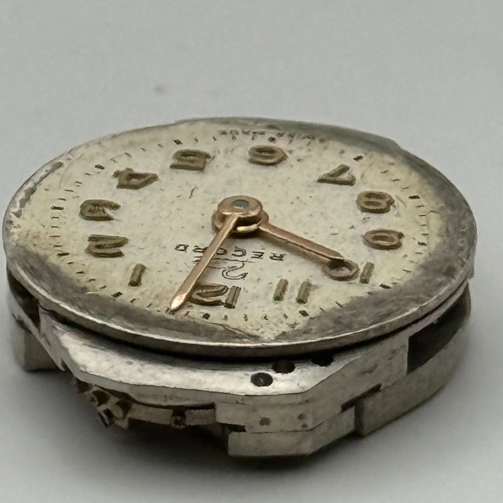 Record 75 Watch Movement Josmar 15 Jewels Swiss Manual Wind Parts Repair 15.2mm