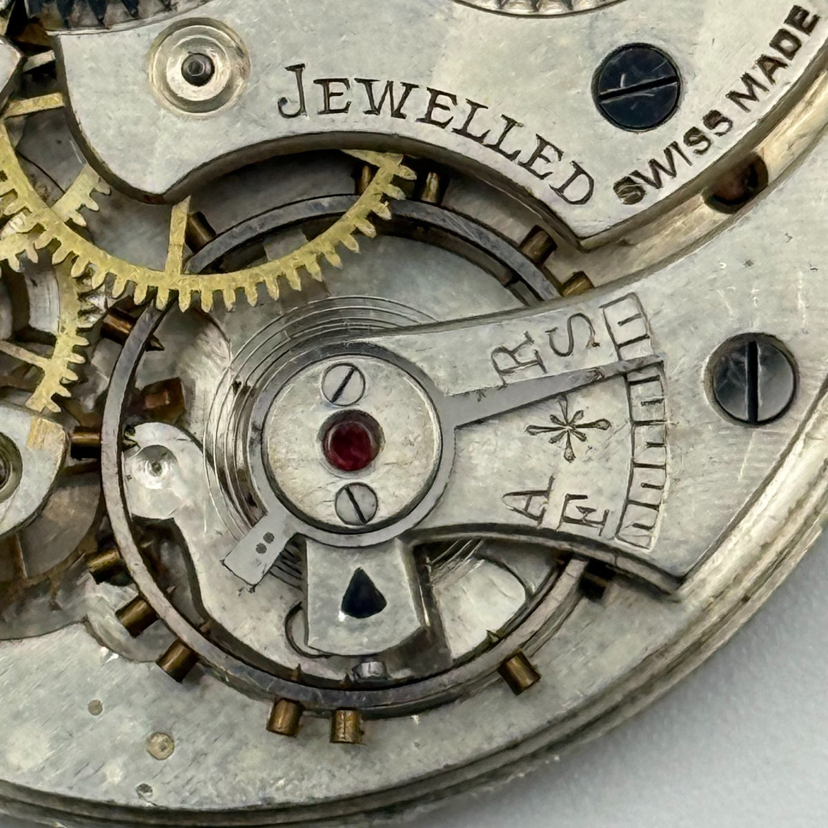 Thomas Russell & Son ? Pocket Watch Movement - Jewelled Swiss For Parts - 42.9mm