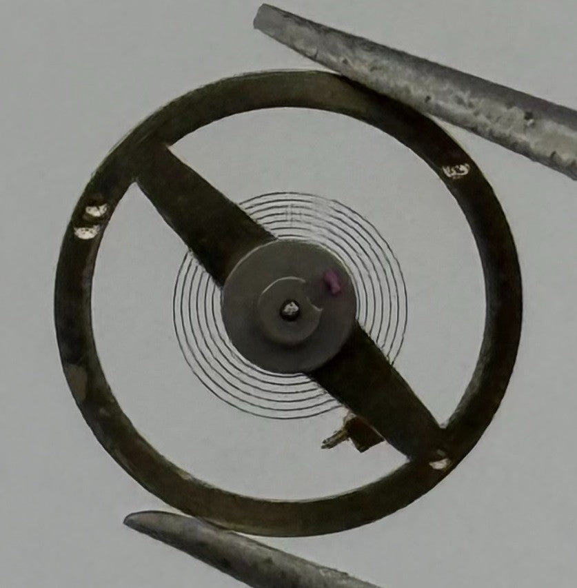 Amida 562 Balance Wheel Complete And Spring 8¾’’’ 874 Watch Movement Parts NOS