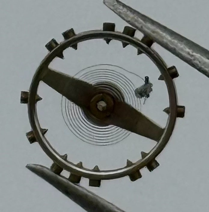 ETA 2345 Balance Wheel Complete And Spring 5¼''' Renata 351 Watch Movement Parts