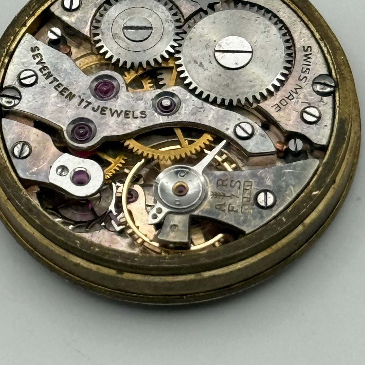 Kendal & Dent London Watch Movement - 17 Jewels - For Parts / Repair - 27mm