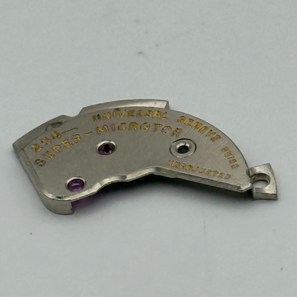 Universal Geneve 256 Super Microtor Bridge Part Watch Movement - Vintage Swiss