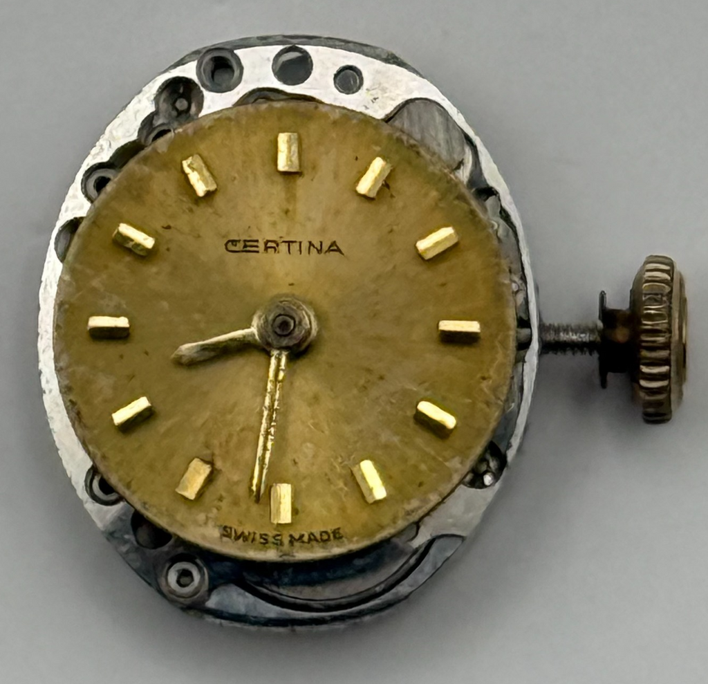 Certina 13-20 Watch Movement Ladies 17 Jewels Running Manual Wind Parts 15.5mm