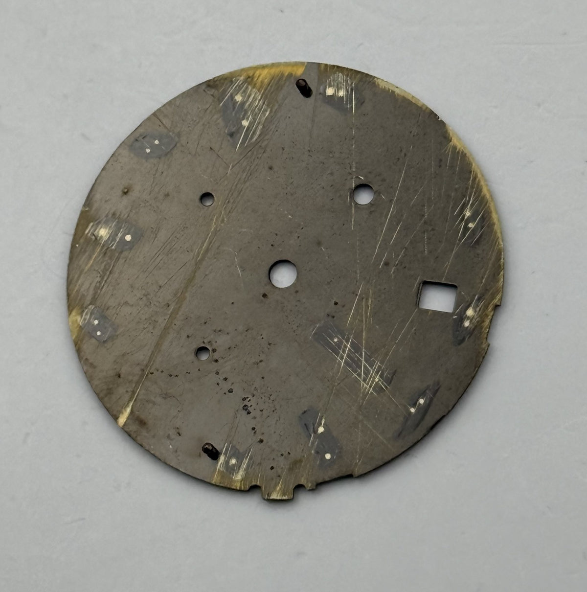 Seiko 7T62-0LW8 Watch Dial Chronograph 100M Black Spare Parts Repair 28.5mm