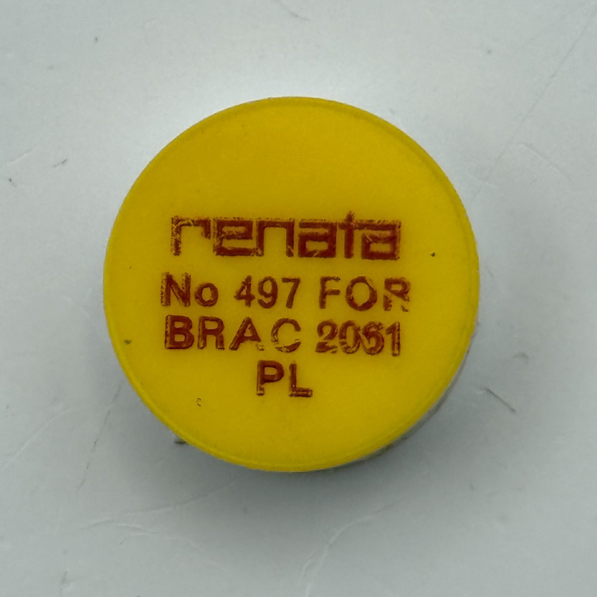 Brac 2051 Balance Wheel Complete And Spring Renata 497 Watch Movement Parts NOS