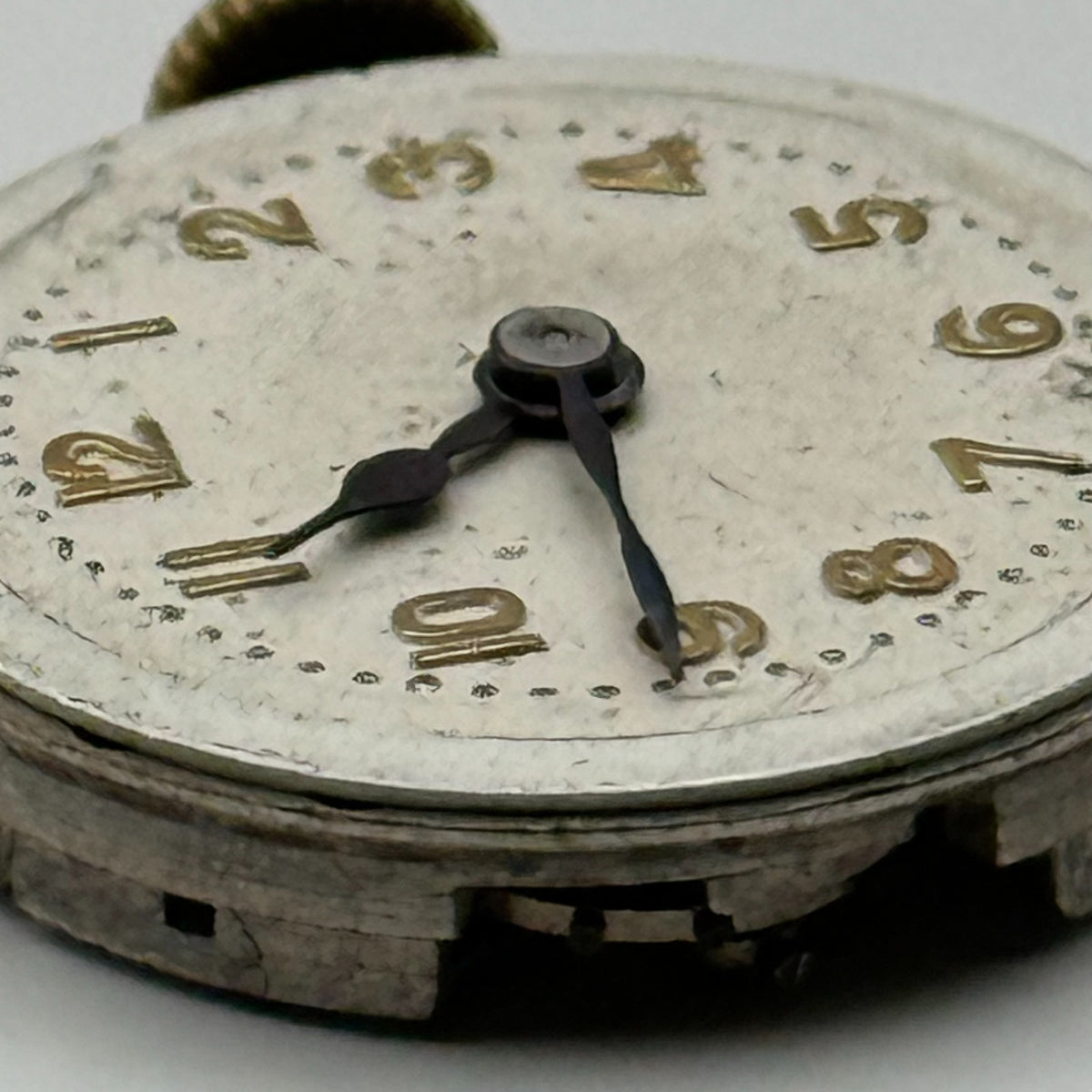 Unidentified Watch Movement Swan 15 Jewels Swiss Manual Wind Parts Repair 19.7mm