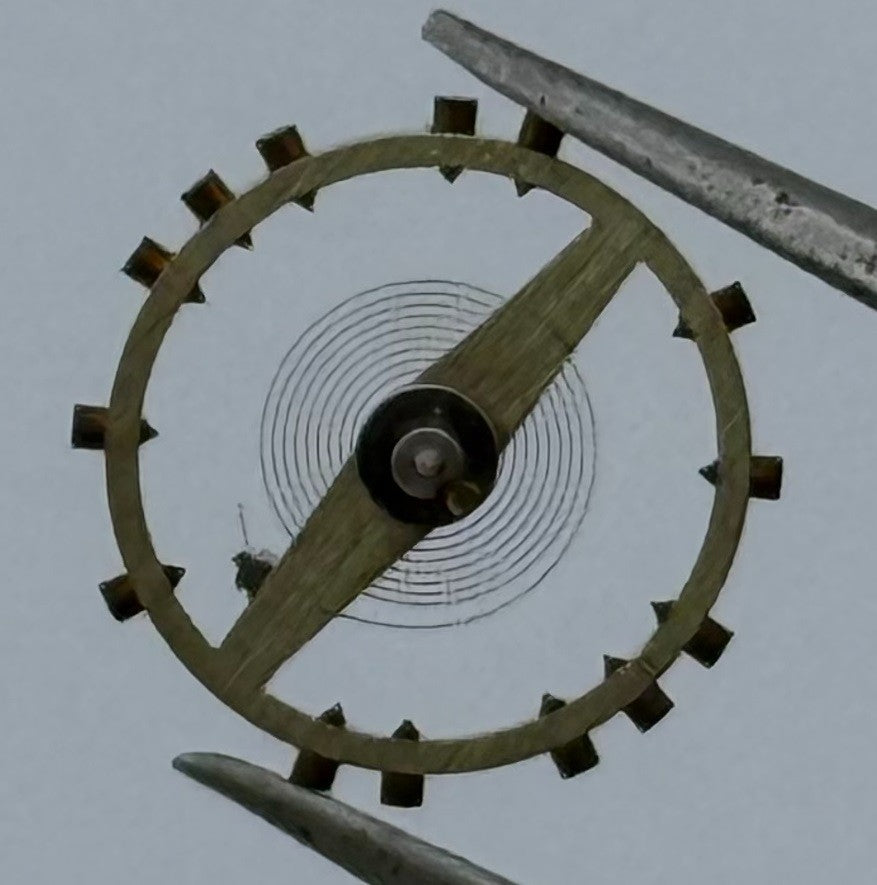 AS 984 Balance Wheel Complete And Spring 10½’’’ Renata 30 M Watch Movement Parts