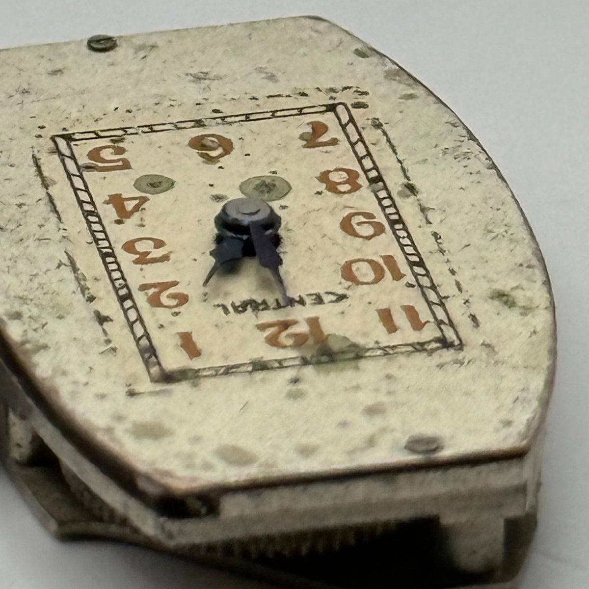 Kelton Model AL 10 Watch Movement Central Timex M10 Swiss 7 Jewels Parts 16.2mm