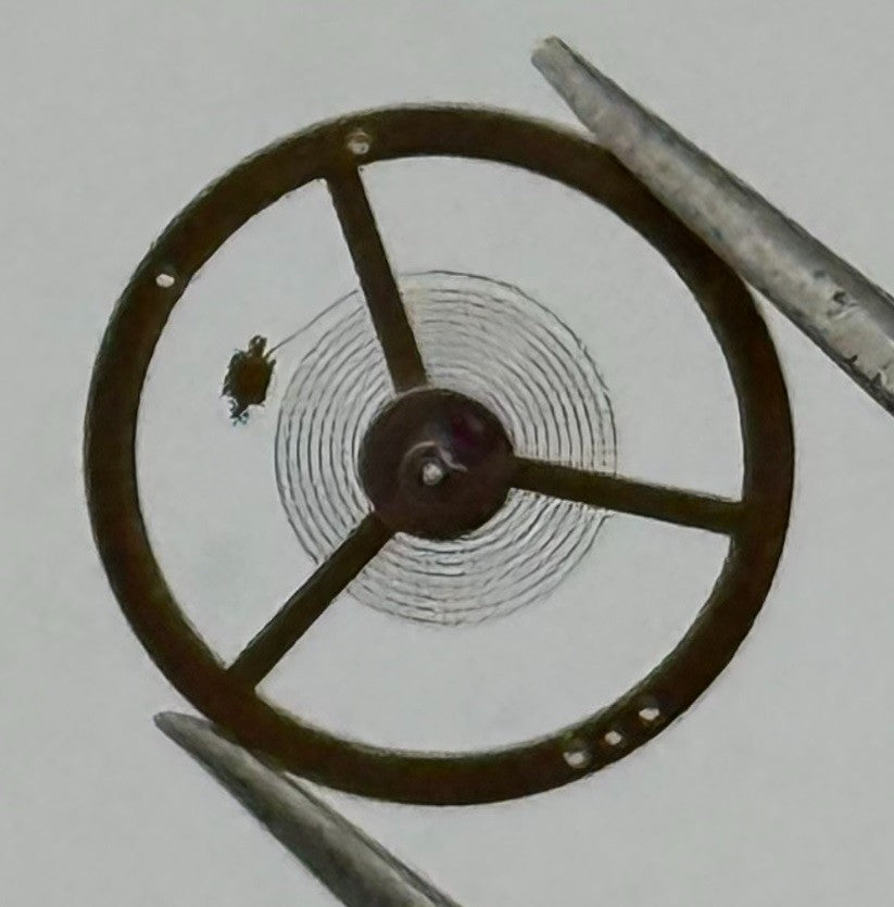 Ebosa 65 Balance Wheel Complete And Spring 12½''' 942 Watch Movement Parts NOS