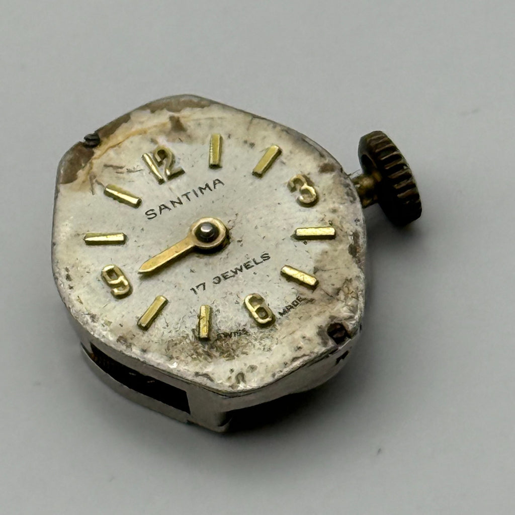 Ronda 511P Watch Movement Running Santima 17J Swiss Manual Wind Parts 15.2mm