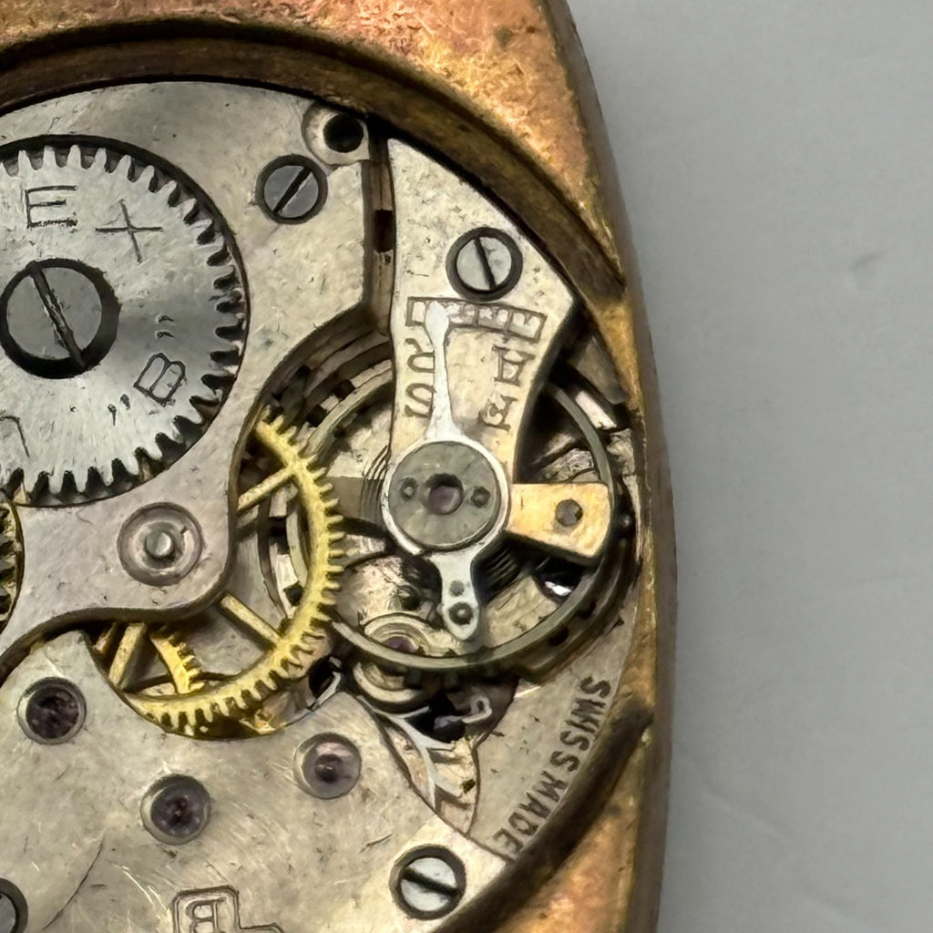 Vertex “B” Watch Movement - VWC B 15 Jewels - For Parts / Repair - 26.1mm