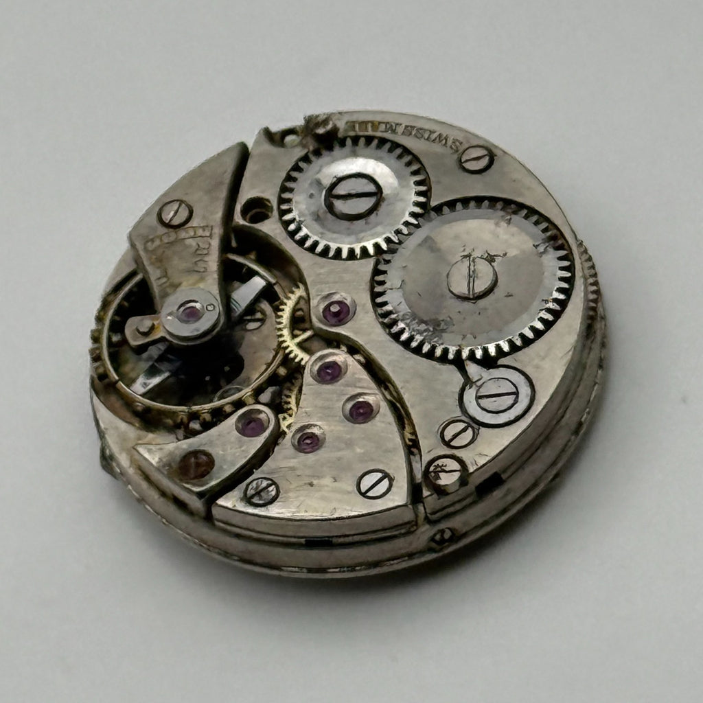 Syren 205 Watch Movement Swiss Manual Wind Vintage Parts Repair 19.1mm