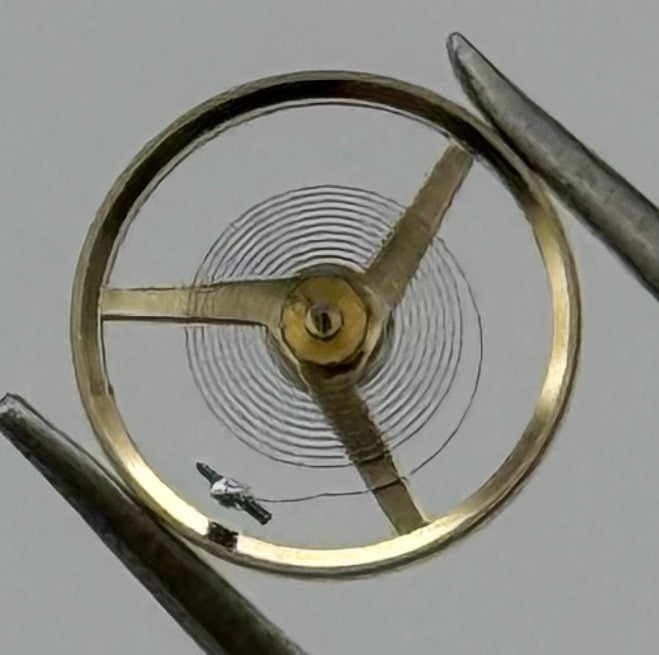 AS 1977-2 Balance Wheel Complete And Spring Renata 1831 Watch Movement Parts NOS