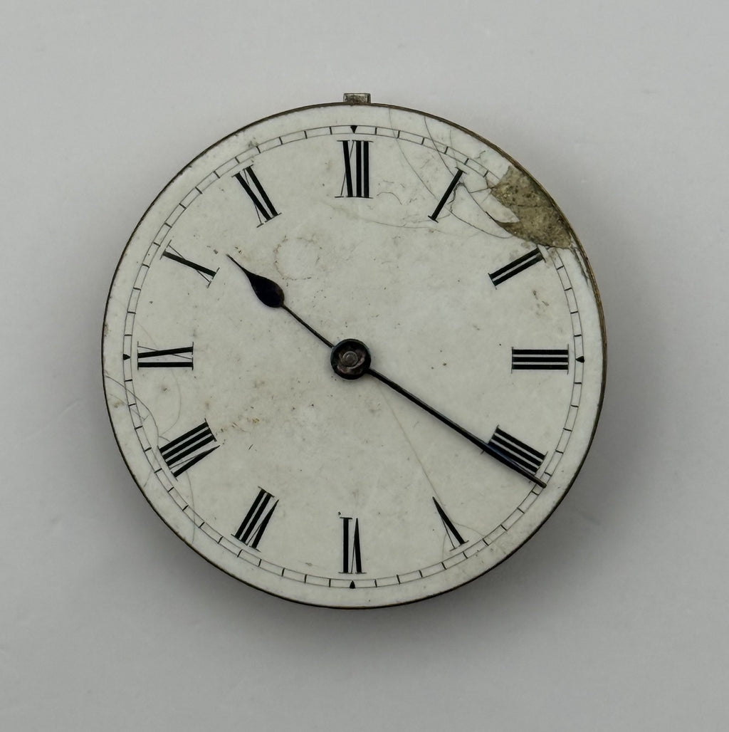 Pocket Watch Movement - Unidentified - Parts / Repair 30.4mm