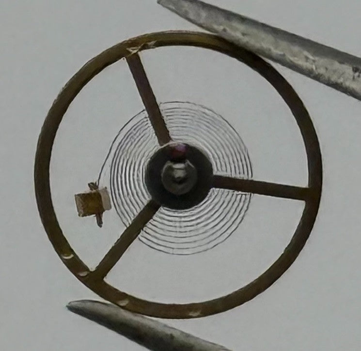 BFG 927-21 Balance Wheel Complete And Spring 6¾-8’’’ 1892 M Watch Movement Parts