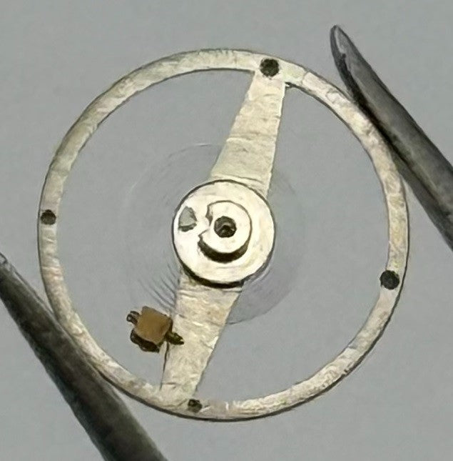 MST 378 Balance Wheel Complete And Spring 6¾’’’ 589 Watch Movement Parts NOS