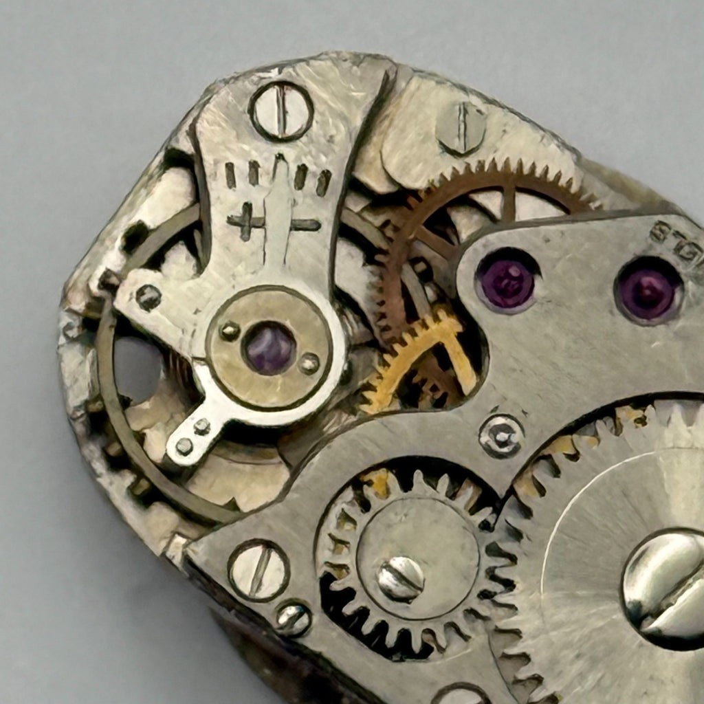 FHF 75 Watch Movement Verity 15 Jewels Swiss Manual Wind Parts Repair 12.9mm