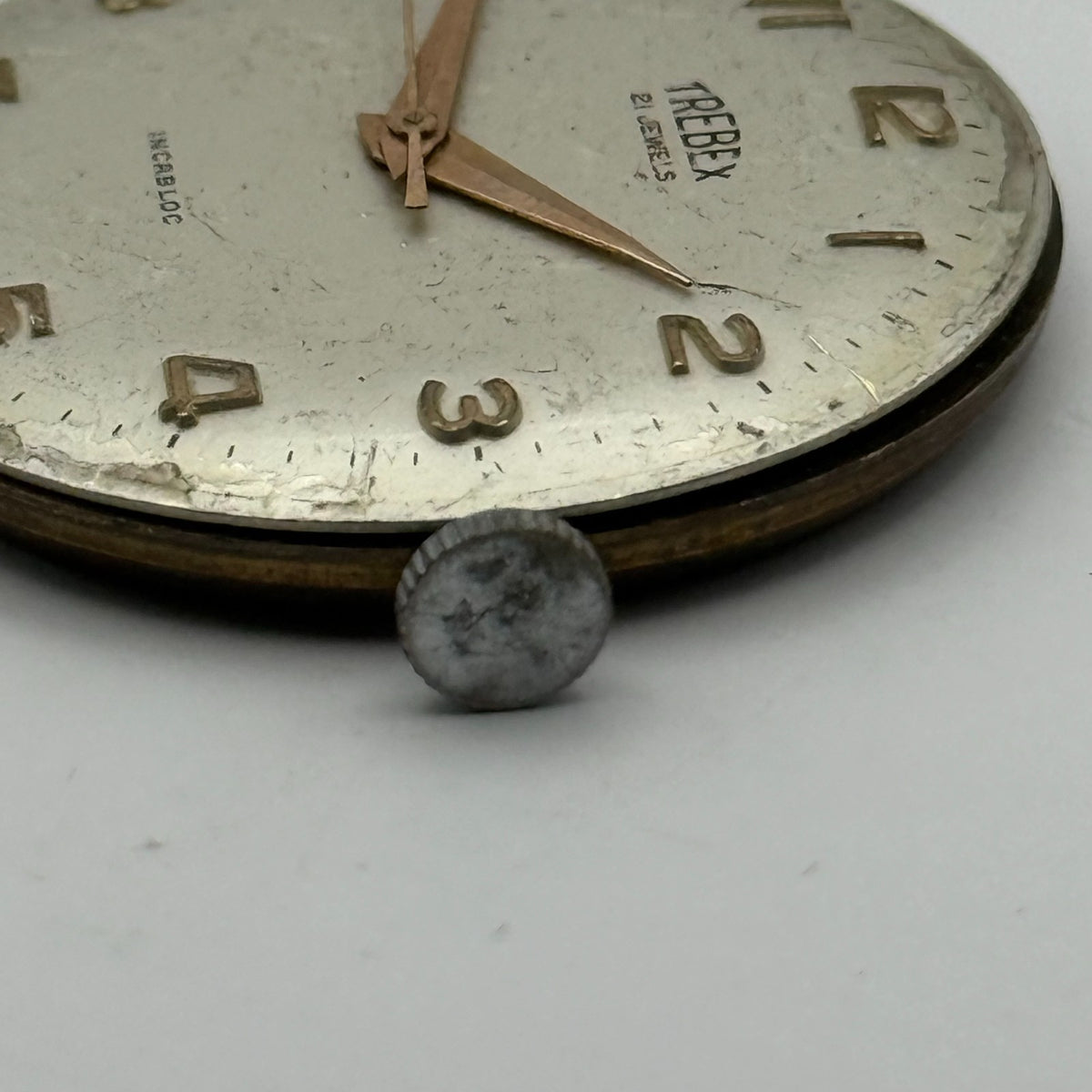 AS 1538 1539 Watch Movement A. Schild 1538 1539 Trebex 15 Jewels Parts 32.5mm