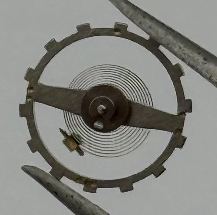 EB 1431 Balance Wheel Complete And Spring 8¾’’’ Renata 120 Watch Movement Parts