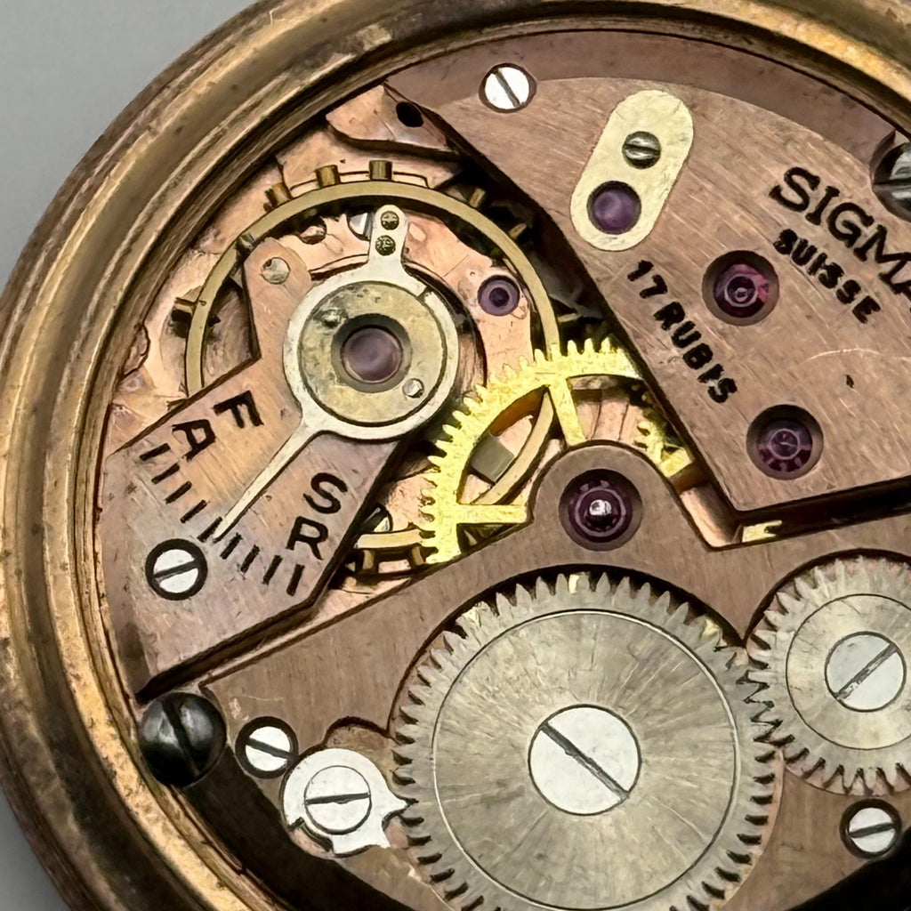 FEF 310 Watch Movement Sigma 17 Rubis Swiss Manual Wind Parts Repair 25.9mm