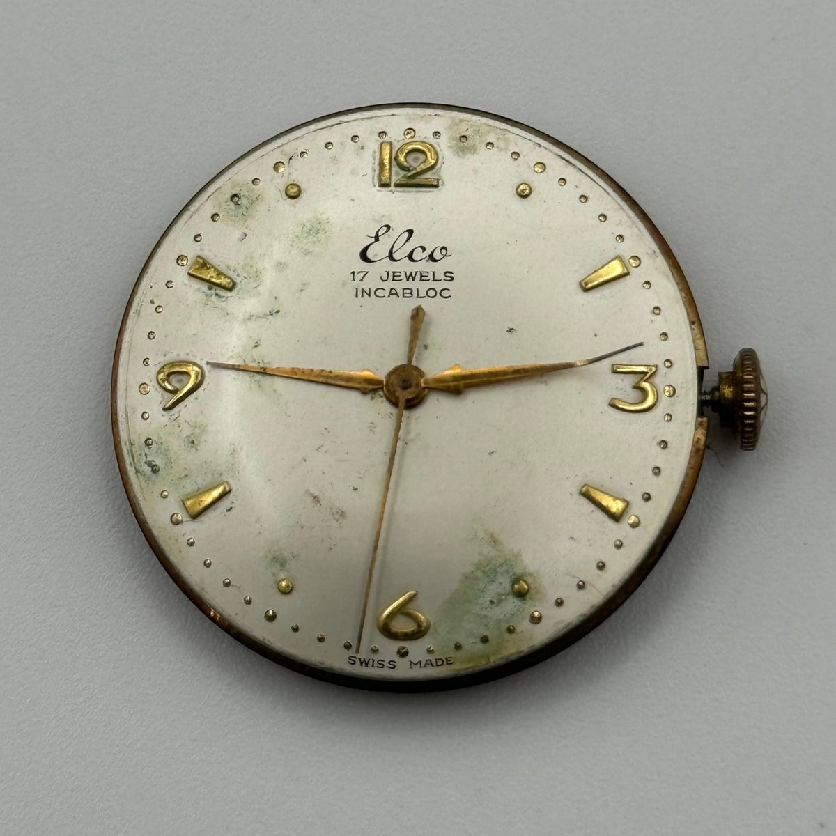 Helvetia 830 Watch Movement - For Parts / Repair