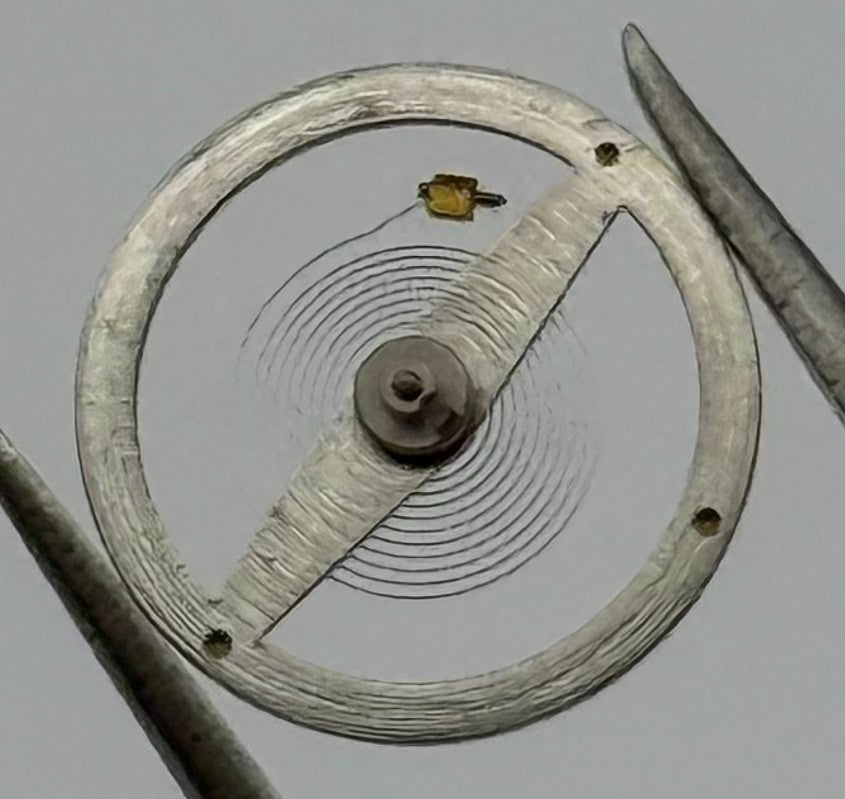 RL Rax 1013 1237 Balance Wheel Complete And Spring 1679 M Watch Movement Parts
