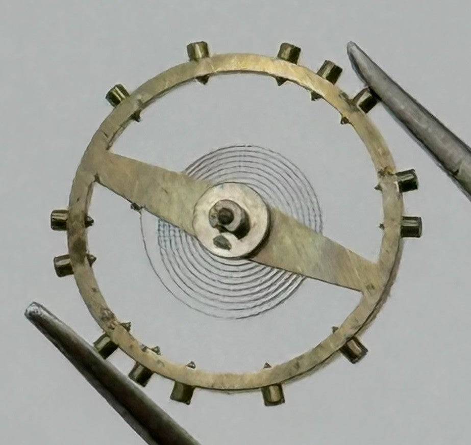 AS 1200 Balance Wheel Complete And Spring 10½’’’ 43 Watch Movement Parts NOS