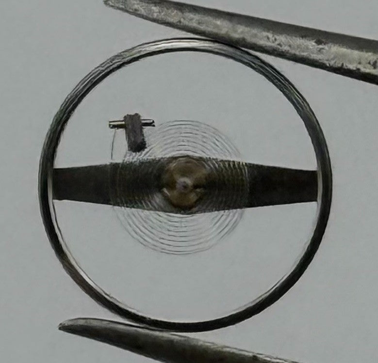 Amida 580 585 Balance Wheel Complete And Spring Renata Watch Movement Parts NOS