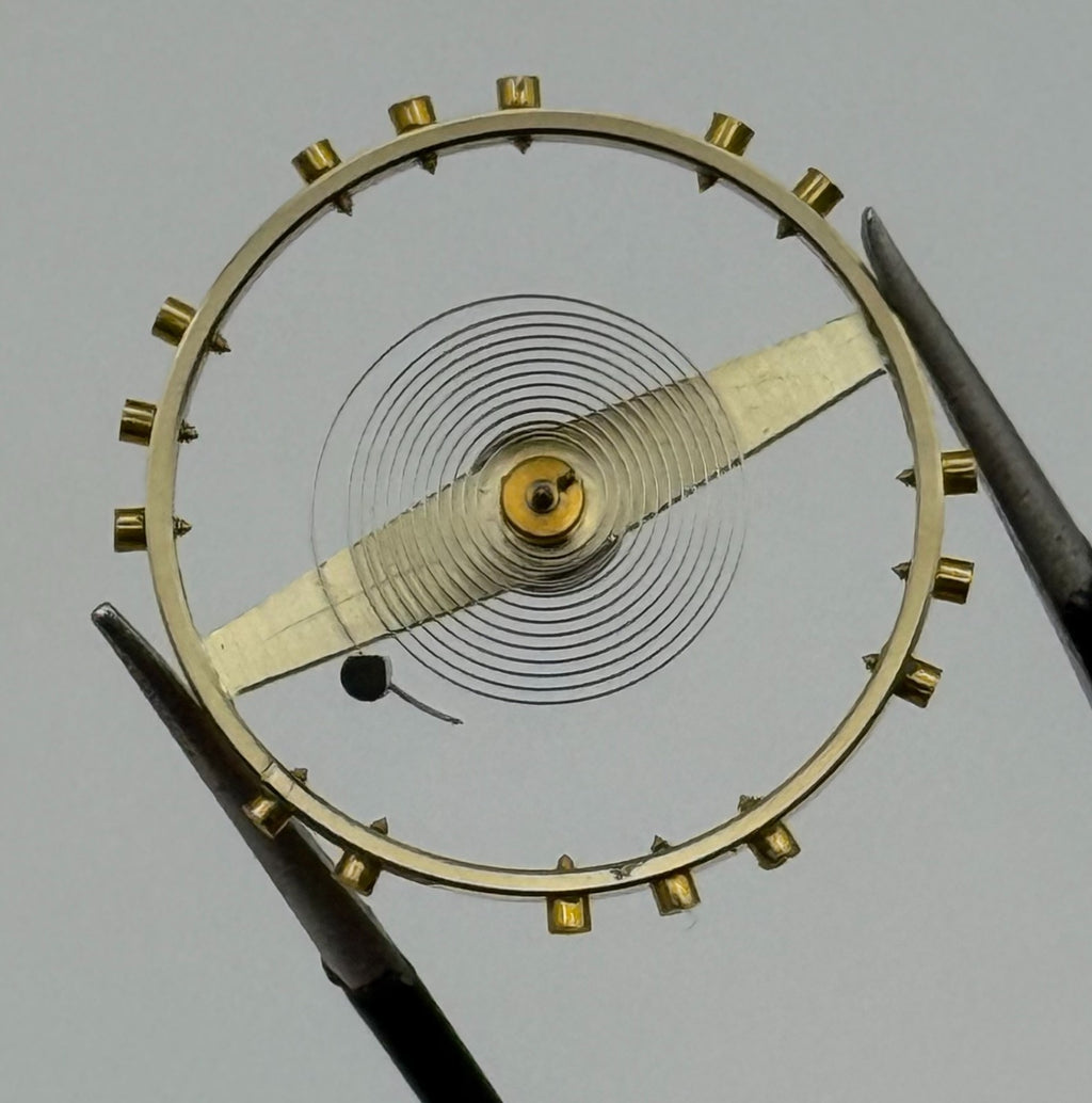 Buser 95 Balance Wheel Complete And Spring No 721 Watch Movement Parts NOS