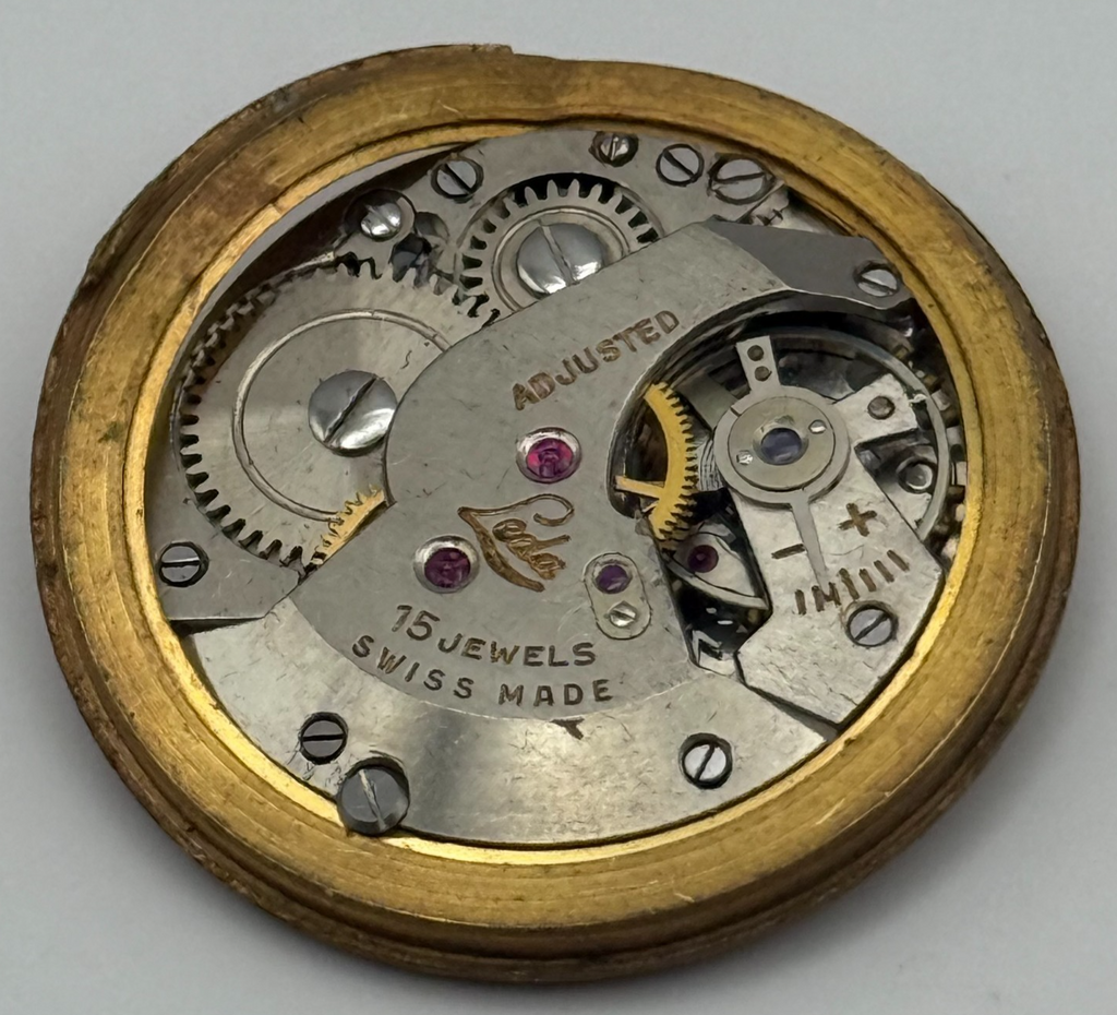 Loda Watch Movement - 15 Jewels Spares - For Parts / Repair - 29mm