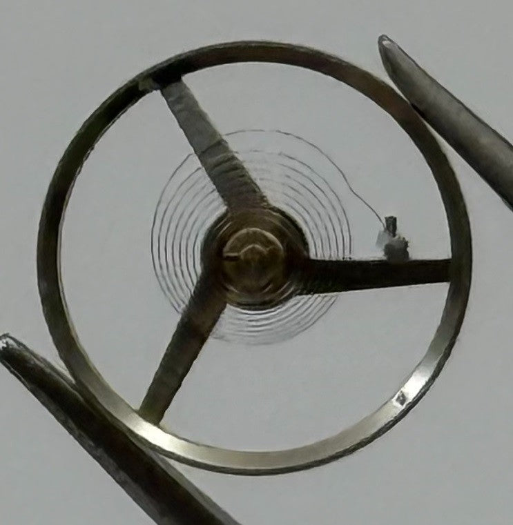 FEF 371 Balance Wheel Complete And Spring 6¾x8’’’ 1572 Watch Movement Parts NOS