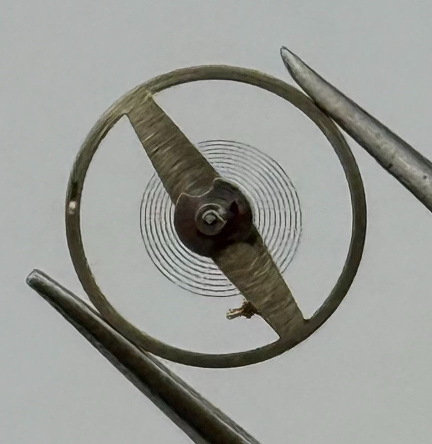 Oris 670 672 Balance Wheel Complete And Spring 8¾’’’ 5246 Watch Movement Parts