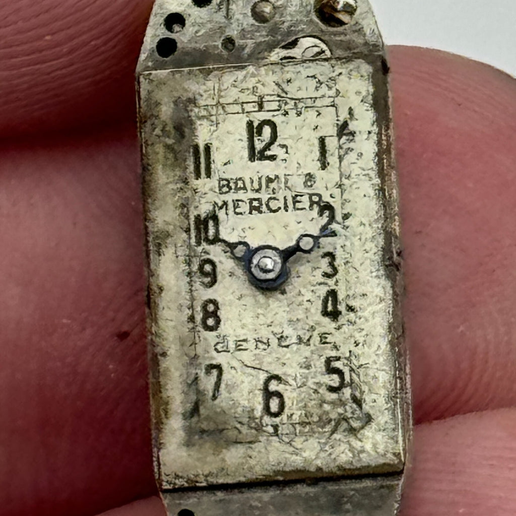 FHF Watch Movement Baume Mercier B&M Ladies Manual Wind Swiss Vintage Parts 9mm 