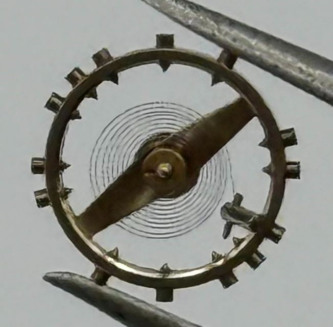 Peseux 140 Balance Wheel Complete And Spring Renata 271 Watch Movement Parts NOS