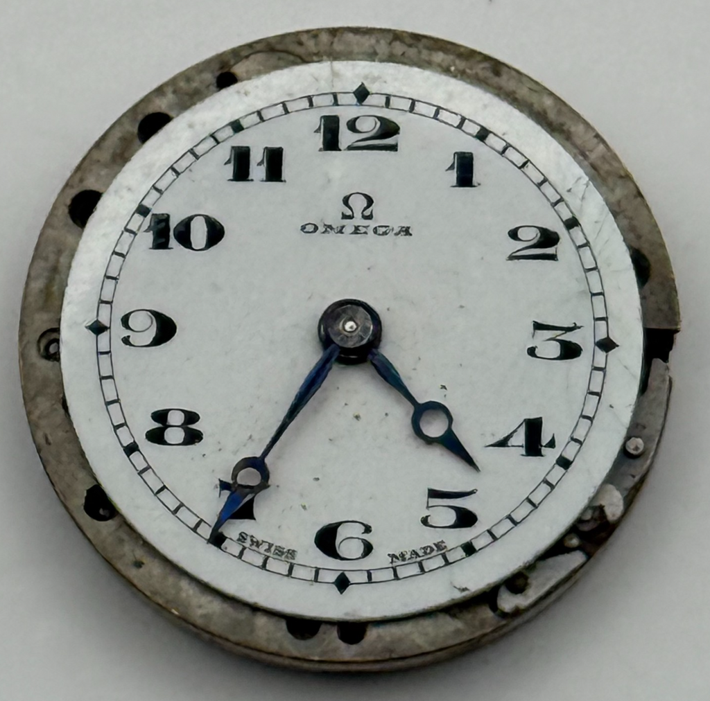 Omega 19.4S Watch Movement - Rare Calibre For Restoration Or Parts Use 19.7mm