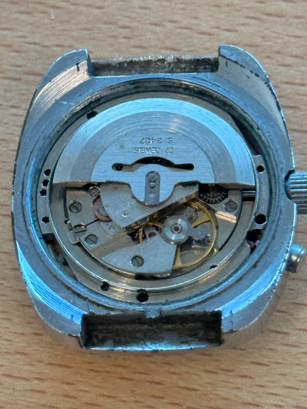 Sekonda Day Date Automatic Men's Watch - Soviet Slava S2427 - Running / Spares