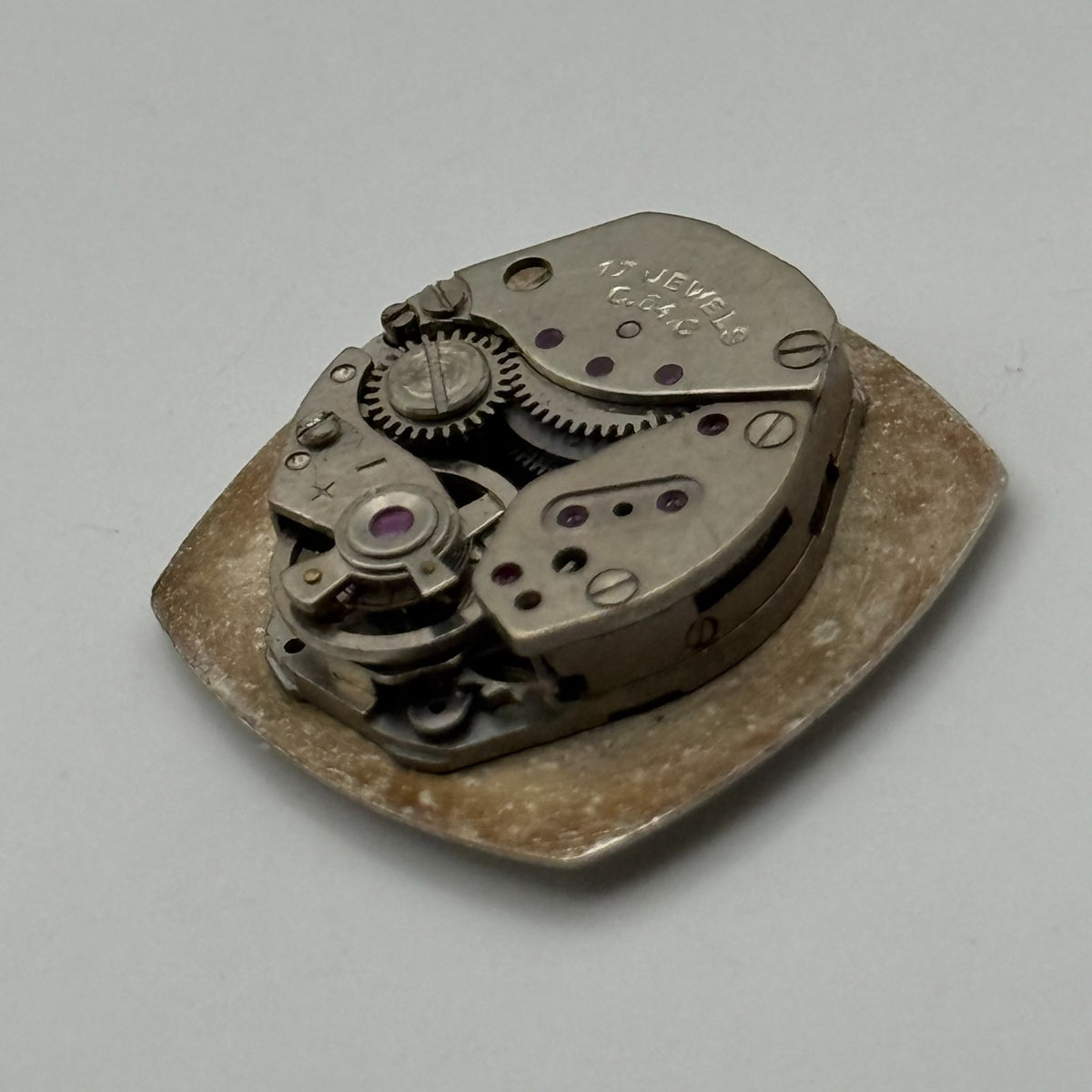 Cattin C64 Watch Movement Mortima 17Jewels Swiss Manual Wind Parts Repair 15.2mm