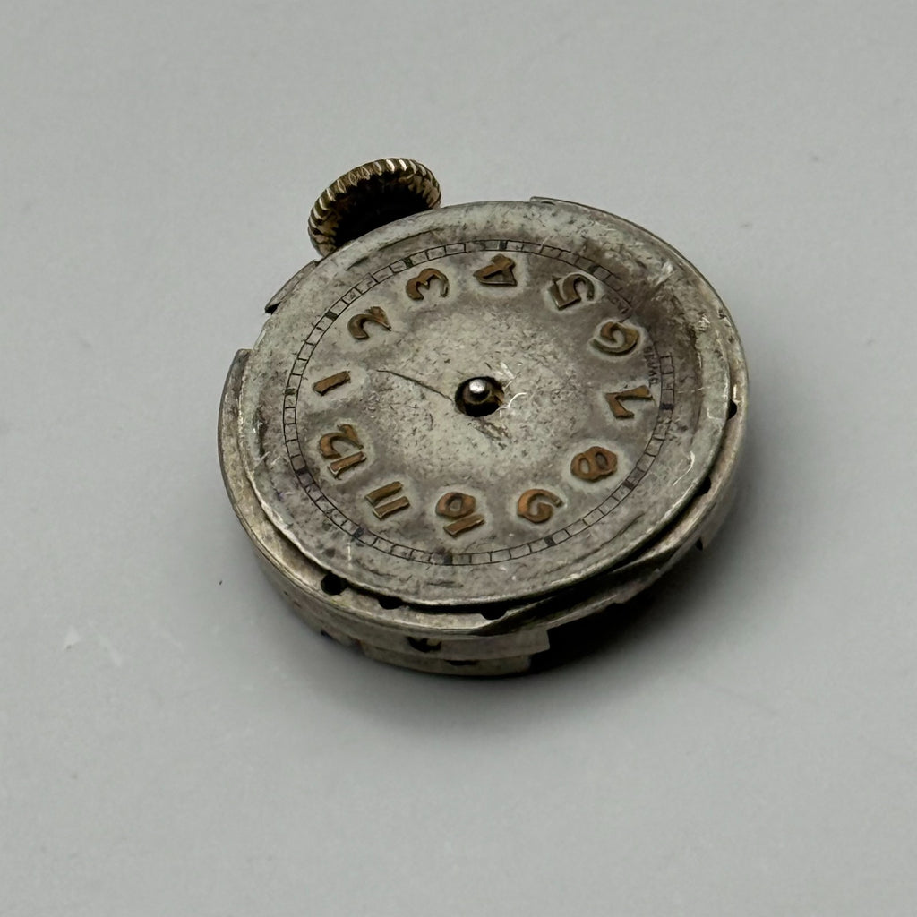 Peseux 150 Watch Movement 15 Jewels Swiss Manual Wind Parts Repair 17.4mm