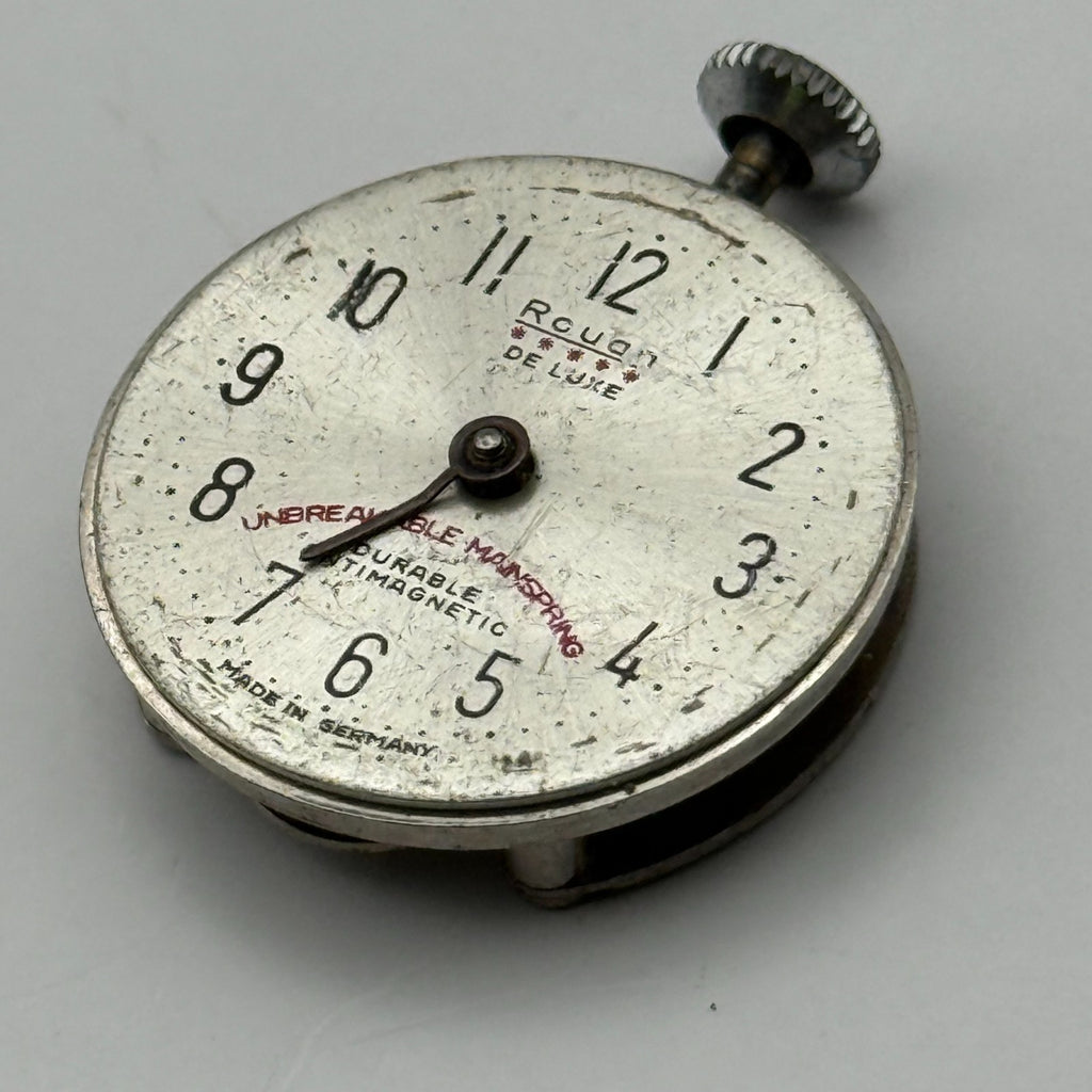 Rouan Deluxe Watch Movement Germany Manual Wind Vintage Parts Repair 23.2mm
