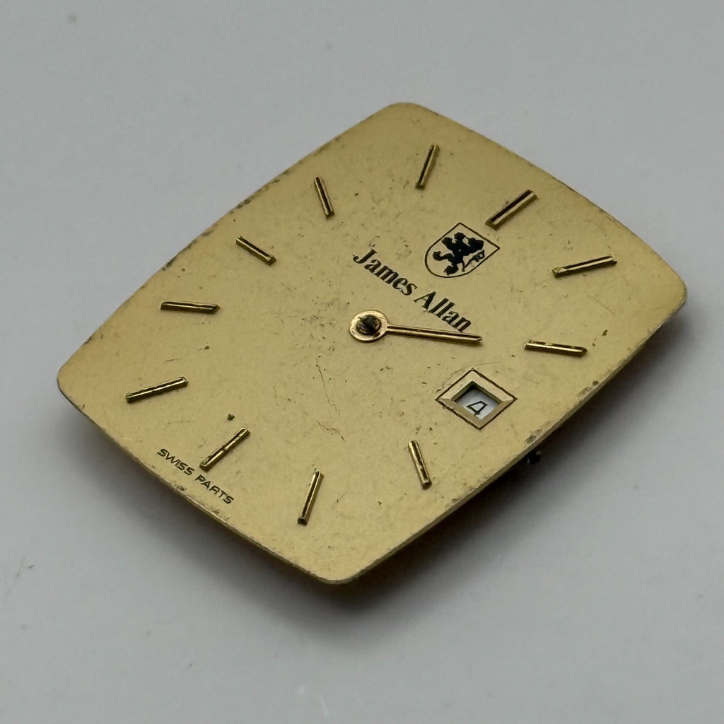 ETA 956.414 Watch Movement UNTESTED Quartz James Allan Swiss 7J Parts 19.7mm